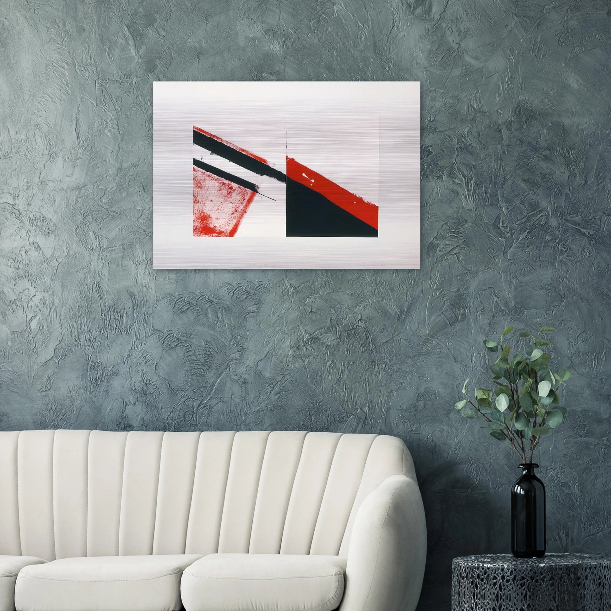 WHO KNOWS THE BEGINNING AND WHO KNOWS THE END I 1976 - BLINKY PALERMO Brushed Aluminum Print - 70x100 cm / 28x40 inches | BLINKY PALERMO Aluminum Print | BLINKY PALERMO Prints