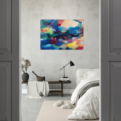 Noble Numbers - Alice Baber Acrylic Print - 70x100 cm / 28x40″ inches | Alice Baber Wall Art | Alice Baber Prints