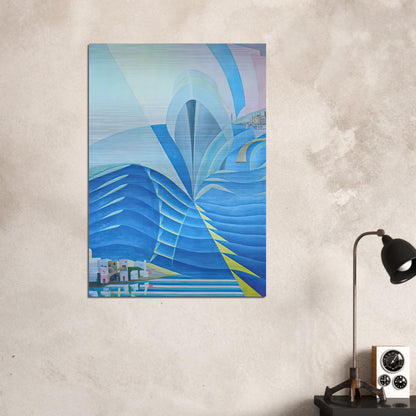 Synthesis of Marine Communications - 1934 - Benedetta Cappa Brushed Aluminum Print - 70x100 cm / 28x40 inches | Benedetta Cappa Aluminum Print | Benedetta Cappa Prints