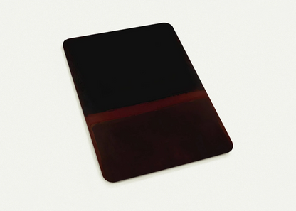 Black on Dark Sienna on Purple - 1960 By Mark Rothko Pack of 10 Post Cards | Mark Rothko Post Cards | A6 (10.5 x 14.8 cm) - 4.1 x 5.8 inches