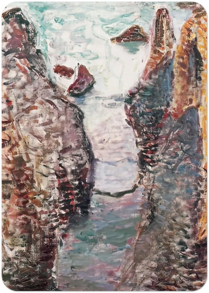 CIFFS BELLE ILE 1897 By Henri Matisse Pack of 10 Post Cards | Henri Matisse Post Cards | A6 (10.5 x 14.8 cm) - 4.1 x 5.8 inches