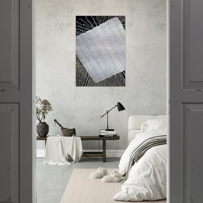 CLOUD SERIES V 1978 - Lenore Tawney Brushed Aluminum Print - 70x100 cm / 28x40 inches | Lenore Tawney Aluminum Print | Lenore Tawney Prints