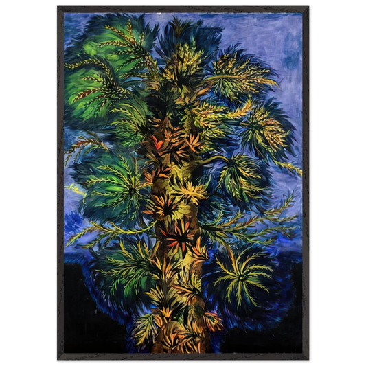 Tree - 1930 - Seraphine Louis 70x100 cm / 28x40 inches Framed Art Print – Black Wooden Frame