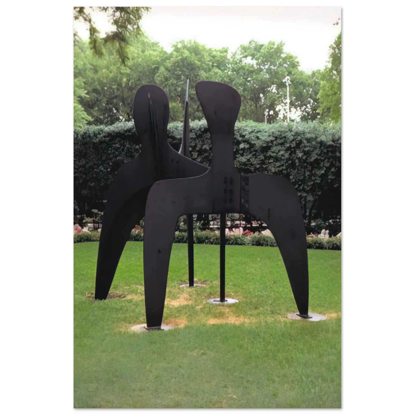 Alexander Calder - THREE BOLLARDS 1970 Fine Art Poster