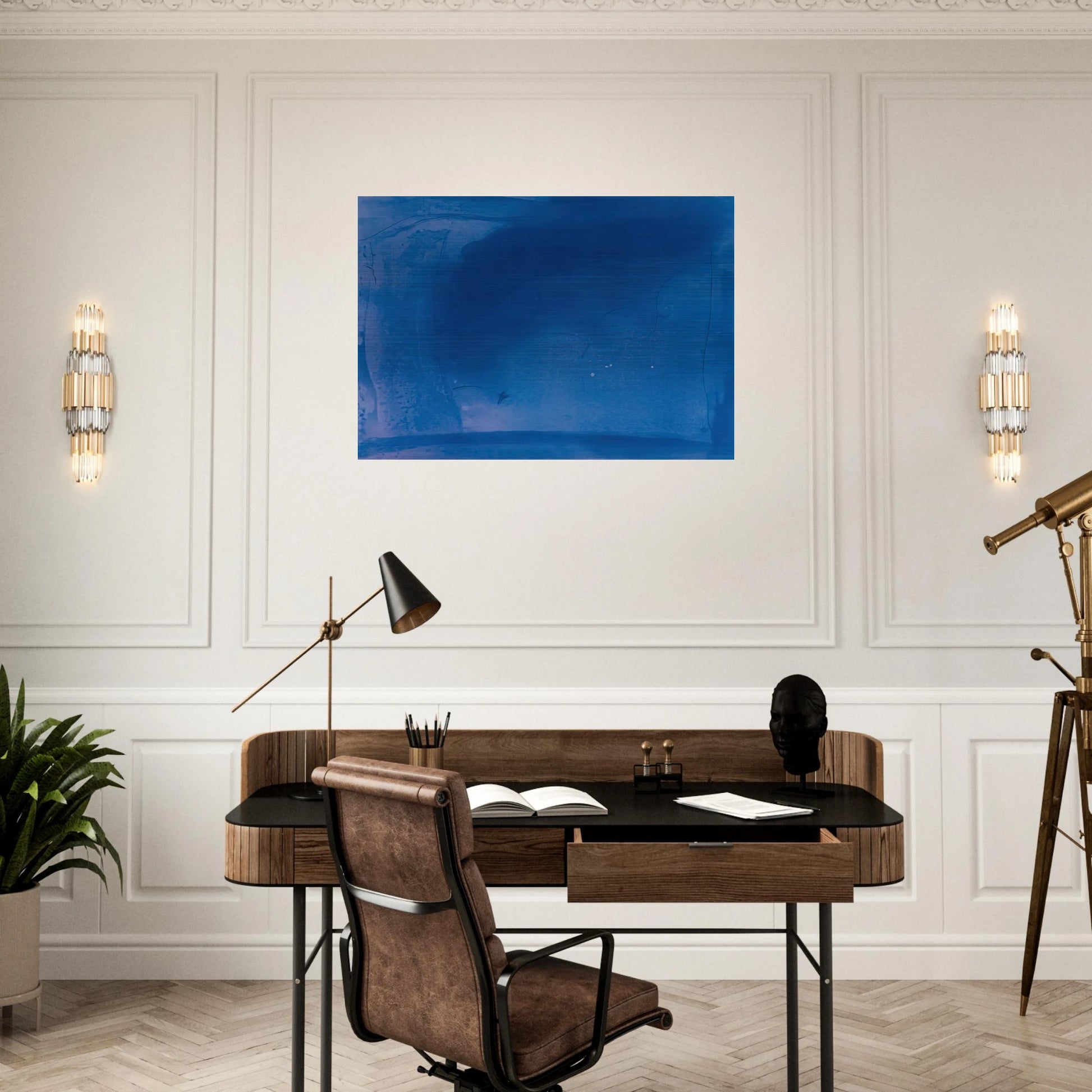 Corot s Mark - 1987 - Helen Frankenthaler Brushed Aluminum Print - 70x100 cm / 28x40 inches | Helen Frankenthaler Aluminum Print | Helen Frankenthaler Prints