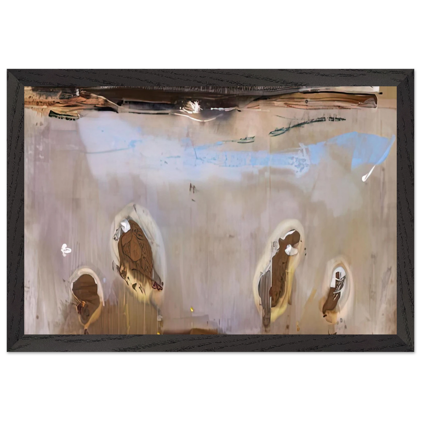 Helen Frankenthaler - Tethys, 1981- Wall Art - 30x40 cm / 12x16 inches - Fine Art Poster-canvas - -