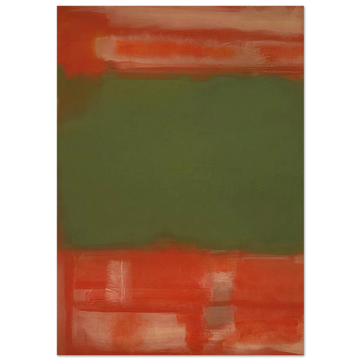 Mark Rothko - No.24 - 1949 Wall Art - 30x40 cm / 12x16 inches - Premium Wooden Framed Poster With Fine Art Paper-canvas - Wood frame
