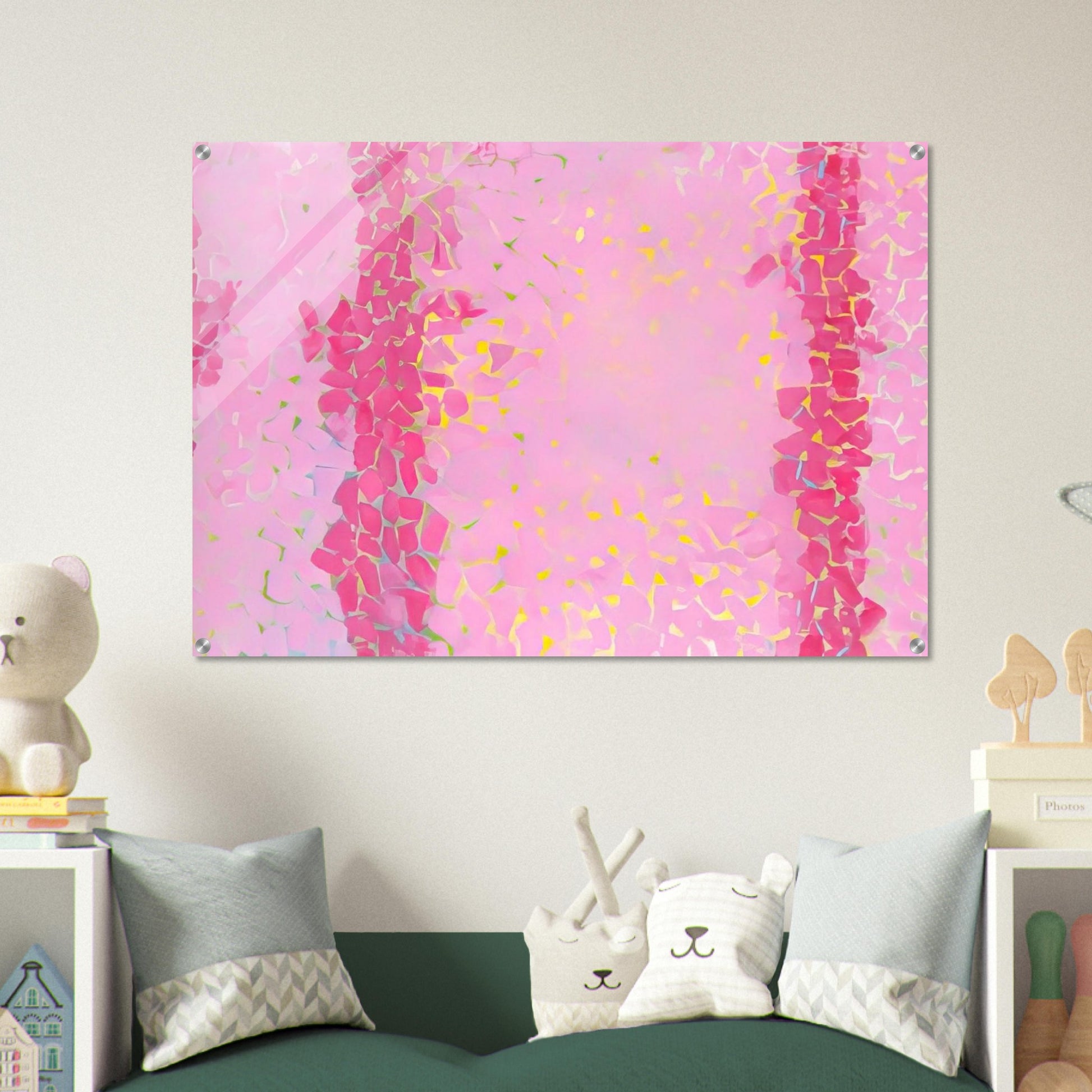 WIND AND CREPE MYRTLE CONCERTO 1973 - Alma Woodsey Thomas Acrylic Print - 70x100 cm / 28x40″ inches | Alma Woodsey Thomas Wall Art | Alma Woodsey Thomas Prints