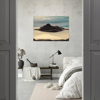 Pic Island, Lake Superior - 1924 - Lawren Harris Brushed Aluminum Print - 70x100 cm / 28x40 inches | Lawren Harris Aluminum Print | Lawren Harris Prints