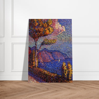The Canal near St. Tropez - Henri-Edmond Cross Brushed Aluminum Print - 70x100 cm / 28x40 inches | Henri-Edmond Cross Aluminum Print | Henri-Edmond Cross Prints