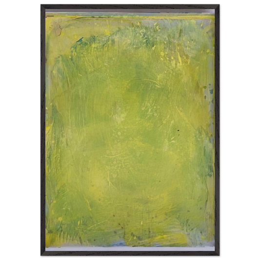 FARBWANNE 1984 - Gotthard Graubner 70x100 cm / 28x40 inches Framed Art Print – Black Wooden Frame
