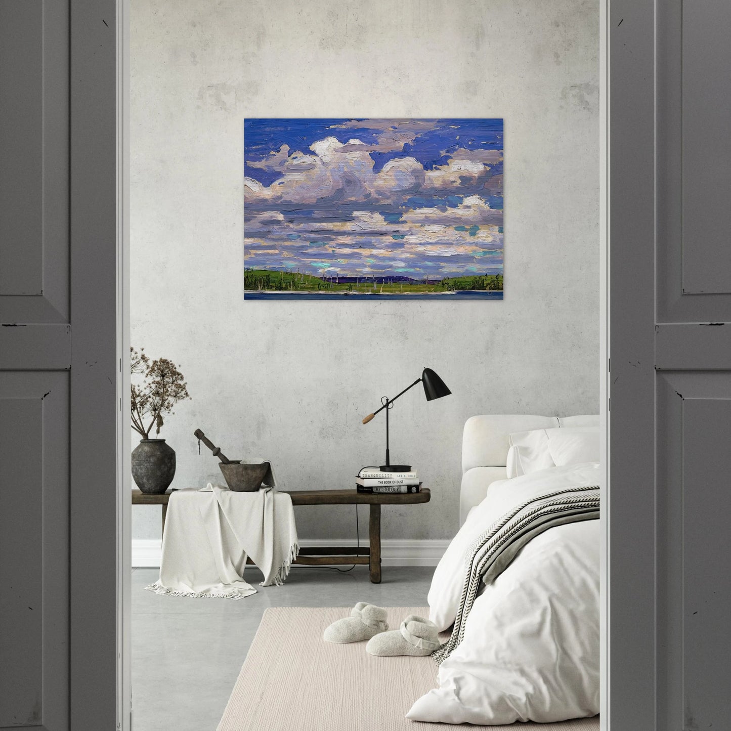 SUMMER DAY 1915 - Tom Thomson Brushed Aluminum Print - 70x100 cm / 28x40 inches | Tom Thomson Aluminum Print | Tom Thomson Prints