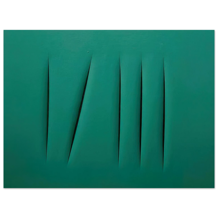 Lucio Fontana - Concept Spatial  75x100 cm / 30x40inches Fine Art Poster
