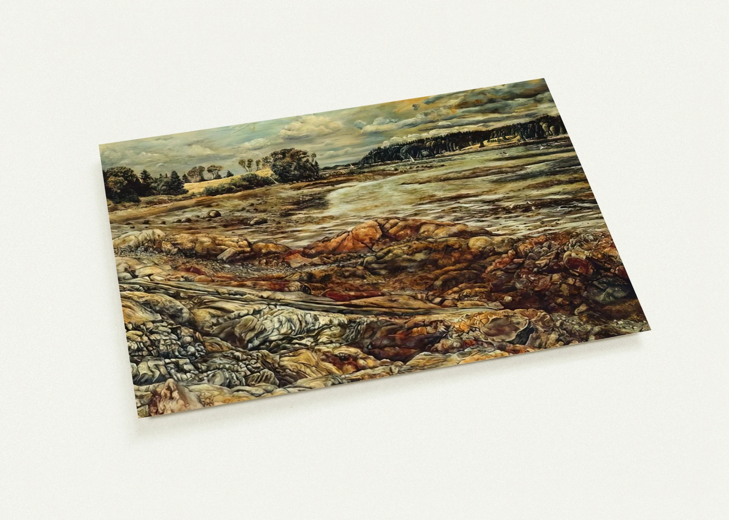 DIVIDED AND DIVIDED By Ivan Albright Pack of 10 Post Cards | Ivan Albright Post Cards | A6 (10.5 x 14.8 cm) - 4.1 x 5.8 inches