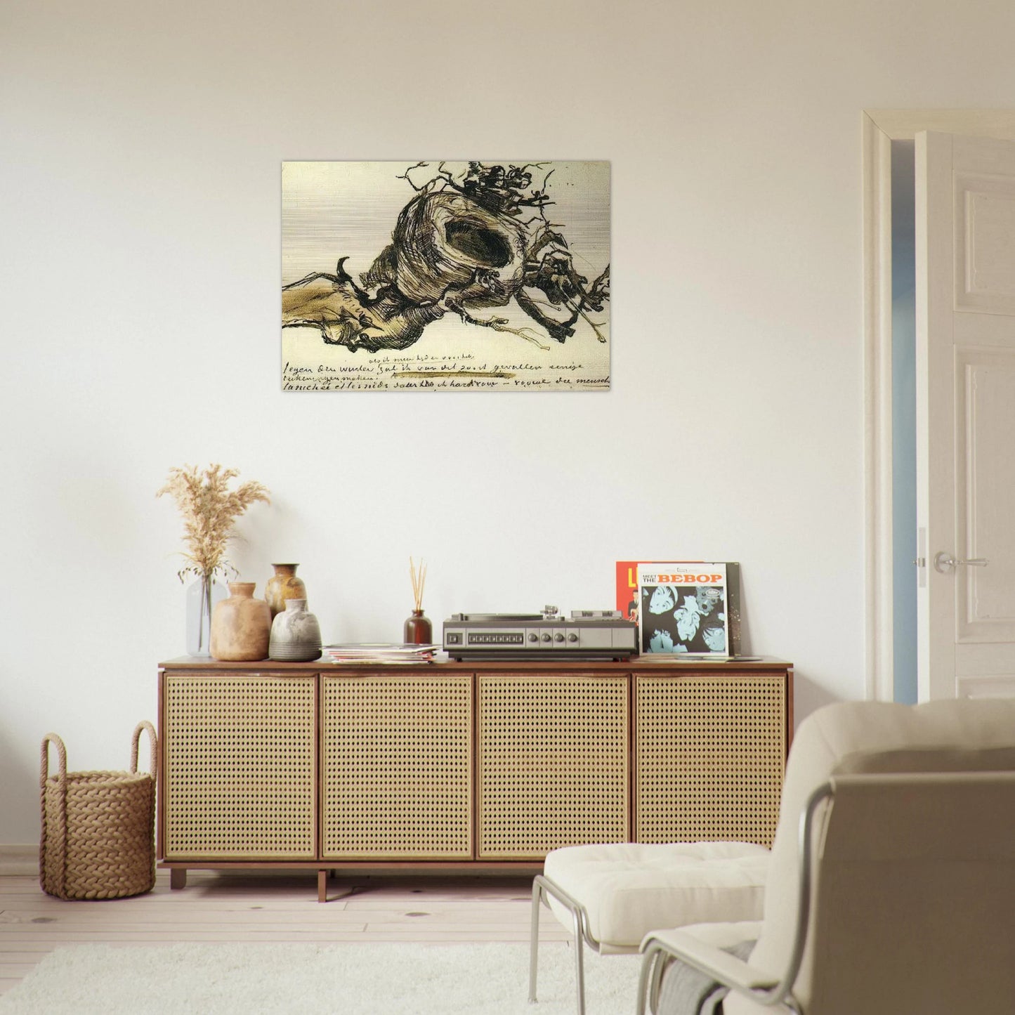 Bird's Nest - Vincent van Gogh Brushed Aluminum Print - 70x100 cm / 28x40 inches | Vincent van Gogh Aluminum Print | Vincent van Gogh Prints