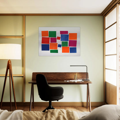 Untitled V - 1967 - Piero Dorazio Brushed Aluminum Print - 70x100 cm / 28x40 inches | Piero Dorazio Aluminum Print | Piero Dorazio Prints