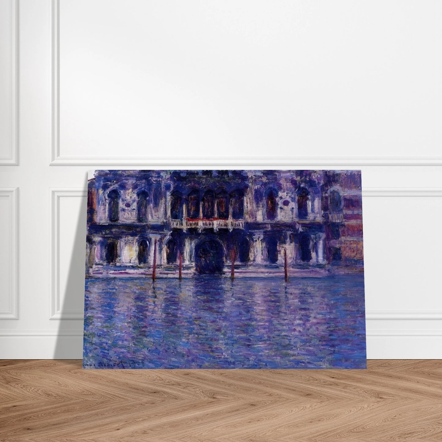 Palazzo Contarini - claude monet Brushed Aluminum Print - 70x100 cm / 28x40 inches | claude monet Aluminum Print | claude monet Prints