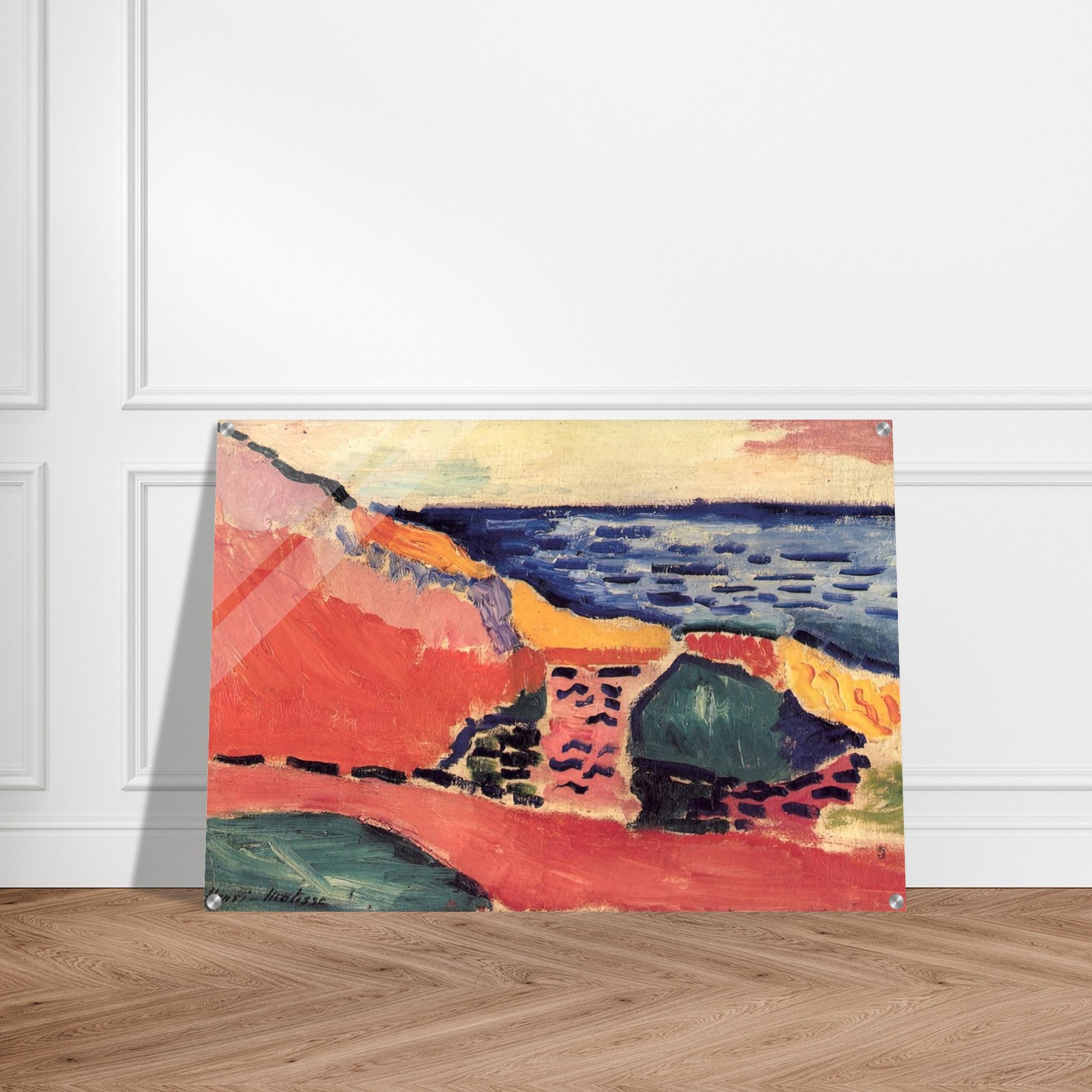 LA MOULADE COLLIOURE IN THE SUMMER 1905 - Henri Matisse Acrylic Print - 70x100 cm / 28x40″ inches