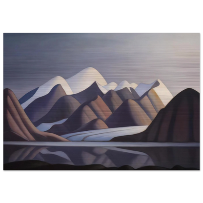 Mount Thule, Bylot Island - 1930 - Lawren Harris Brushed Aluminum Print - 70x100 cm / 28x40 inches | Lawren Harris Aluminum Print | Lawren Harris Prints