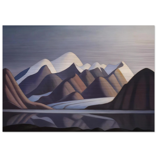 Mount Thule, Bylot Island - 1930 - Lawren Harris Brushed Aluminum Print - 70x100 cm / 28x40 inches | Lawren Harris Aluminum Print | Lawren Harris Prints