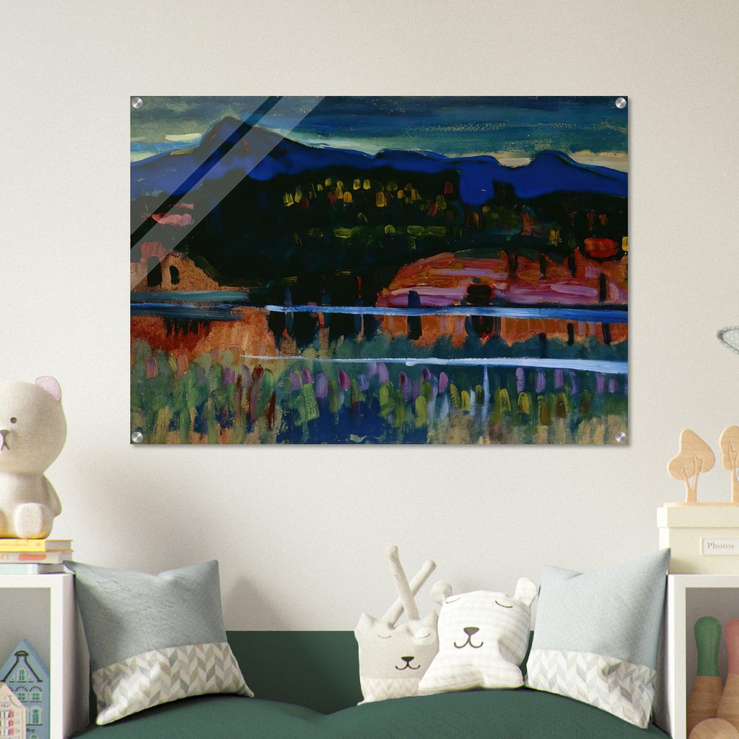 MURNAU AM STAFFELSEE 1908 - Wassily Kandinsky Acrylic Print - 70x100 cm / 28x40″ inches