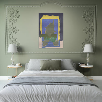 Interior Landscape, 1964- - Helen Frankenthaler Brushed Aluminum Print - 70x100 cm / 28x40 inches | Helen Frankenthaler Aluminum Print | Helen Frankenthaler Prints