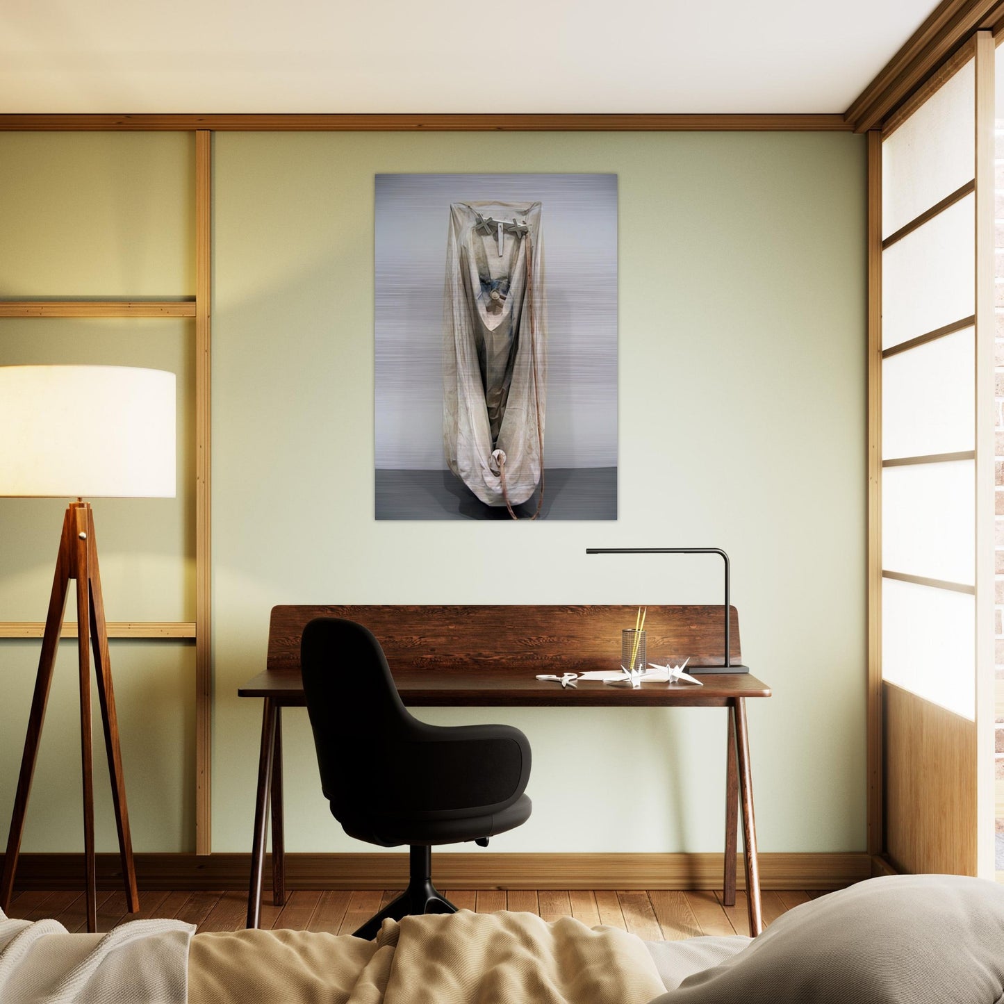 SOFT BATHTUB MODEL GHOST VERSION 1966 - Claes Oldenburg Brushed Aluminum Print - 70x100 cm / 28x40 inches | Claes Oldenburg Aluminum Print | Claes Oldenburg Prints