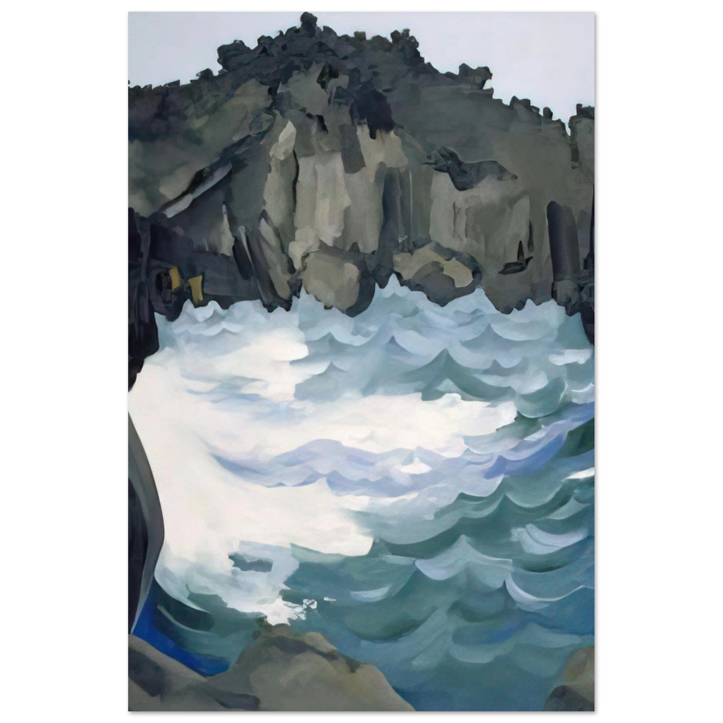 Georgia O'Keeffe - Black Lava Bridge, Hana Coast-No. I Fine Art Poster