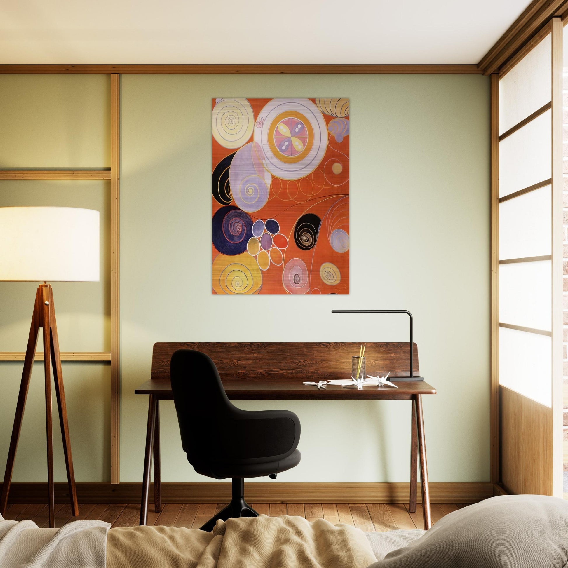 THEY TENS MAINSTAY IV 1907 - Hilma af Klint Brushed Aluminum Print - 70x100 cm / 28x40 inches | Hilma af Klint Aluminum Print | Hilma af Klint Prints