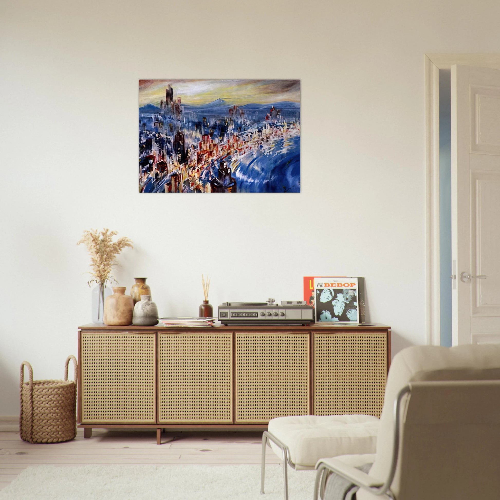 Built for the Future - Konrad Zuse Brushed Aluminum Print - 70x100 cm / 28x40 inches | Konrad Zuse Aluminum Print | Konrad Zuse Prints