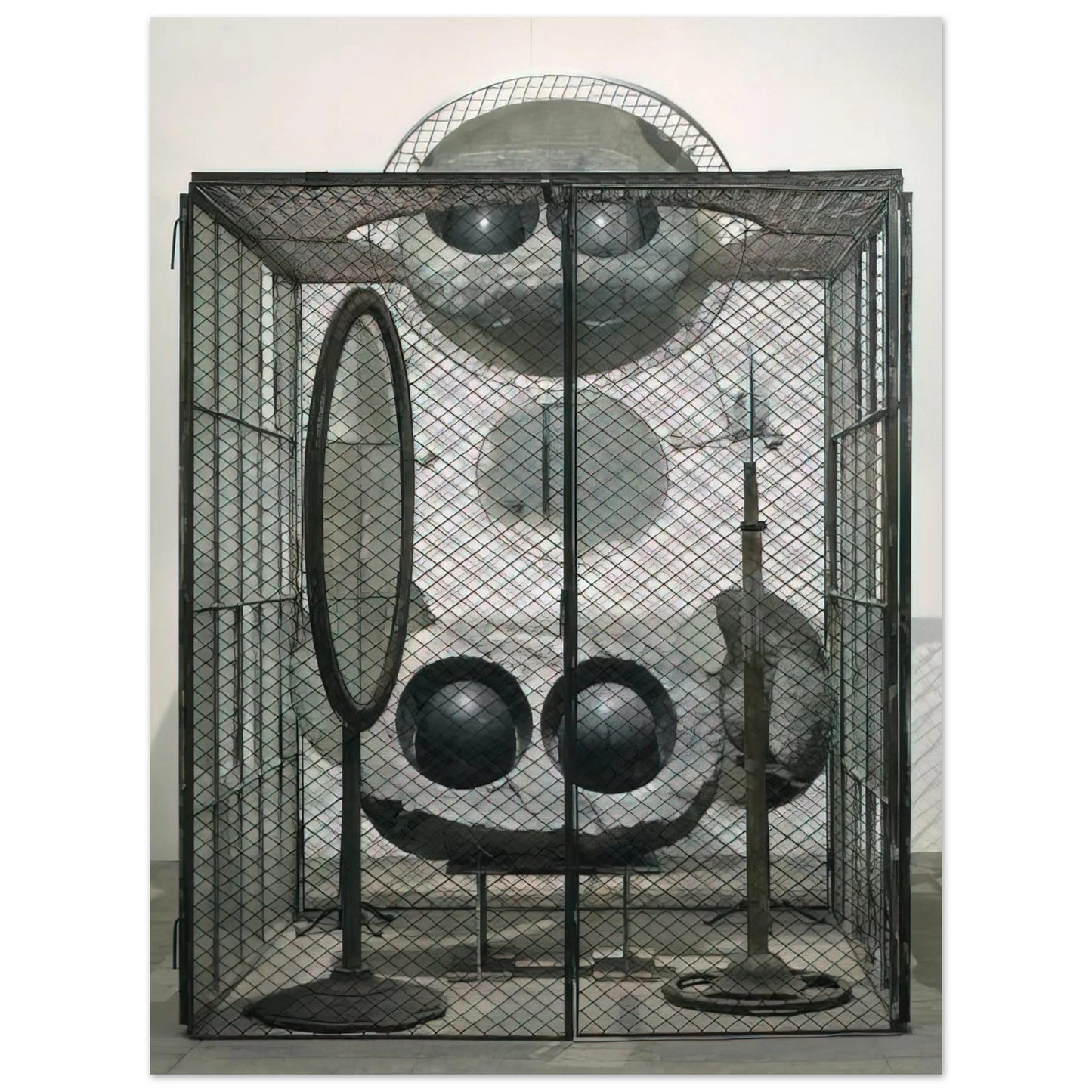 Louise Bourgeois - CELL EYES AND MIRRORS 1993  75x100 cm / 30x40inches Fine Art Poster