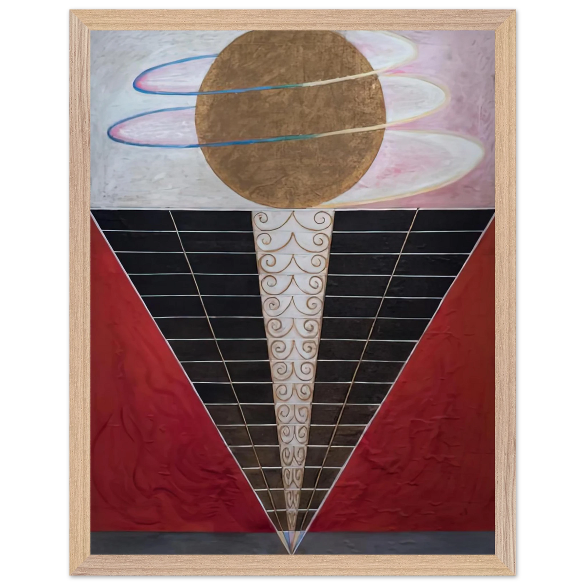 Hilma af Klint - ALTARPIECE NO 2 1915 Wall art - 45x60 cm / 18x24 inches - Fine Art Poster-canvas - -
