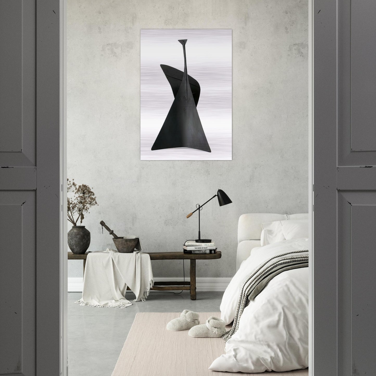 LITTLE ARCH MAQUETTE 1940 - Alexander Calder Brushed Aluminum Print - 70x100 cm / 28x40 inches | Alexander Calder Aluminum Print | Alexander Calder Prints
