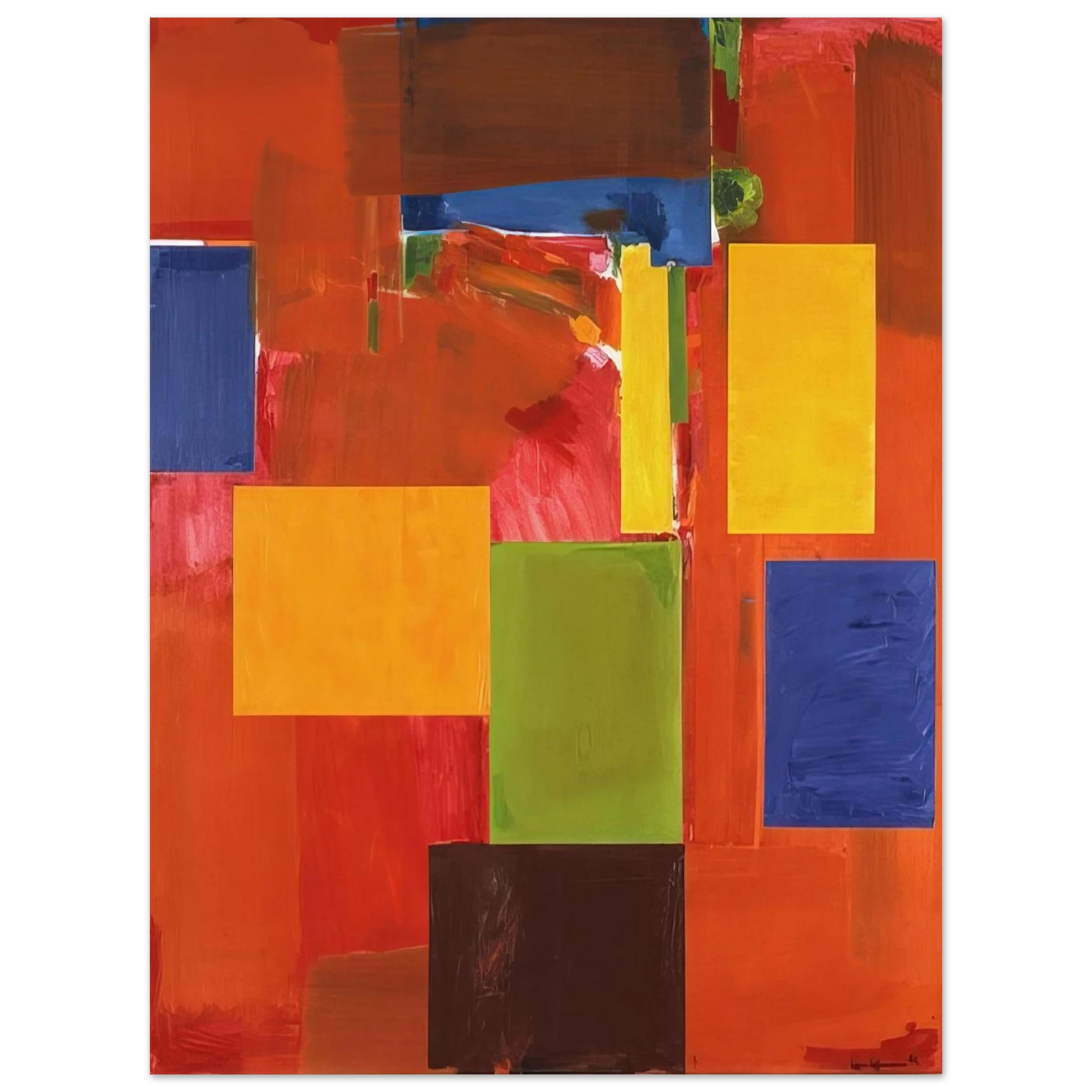 Hans Hofmann - Sanctum Sanctorum  75x100 cm / 30x40inches Fine Art Poster