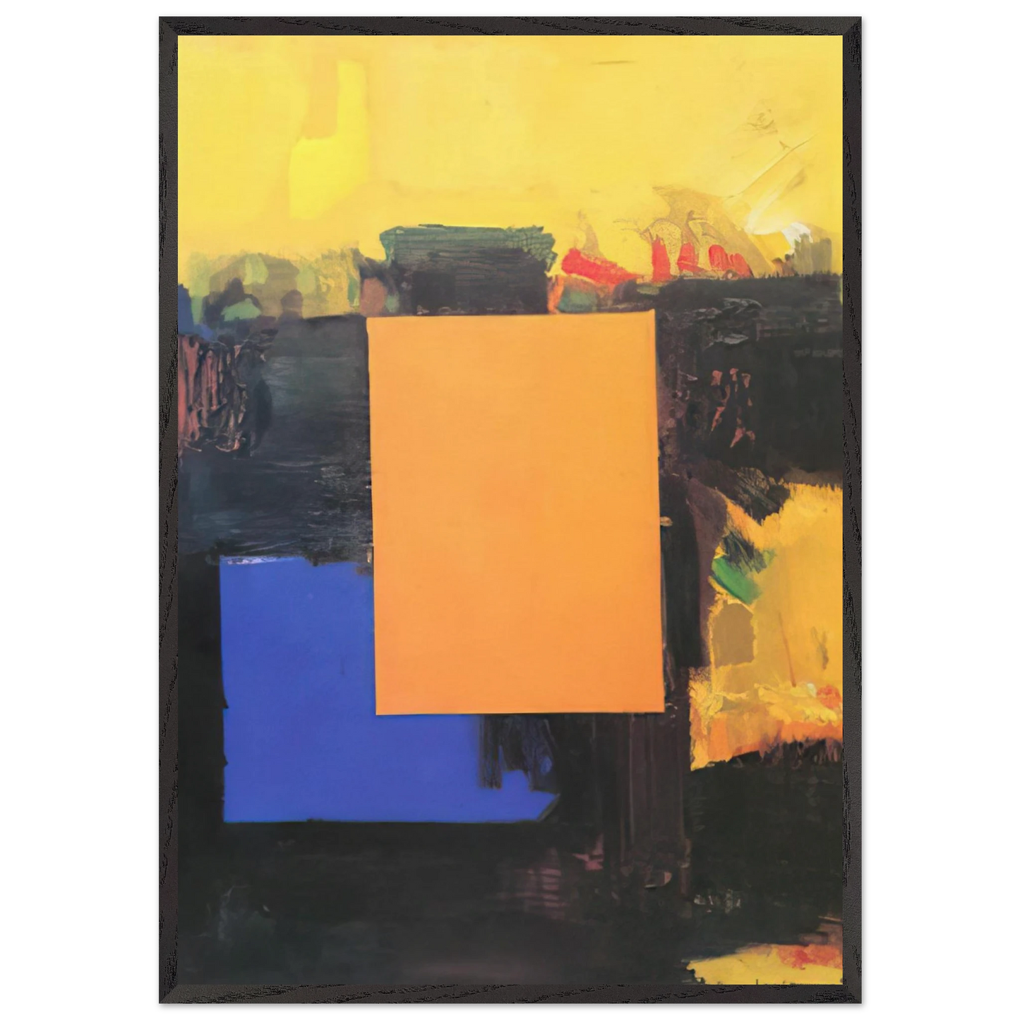 Ora Pro Nobis - Hans Hofmann 70x100 cm / 28x40 inches Framed Art Print – Black Wooden Frame