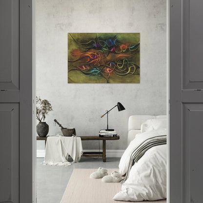 Peinture - Surrealism - Simon Hantai Brushed Aluminum Print - 70x100 cm / 28x40 inches | Simon Hantai Aluminum Print | Simon Hantai Prints