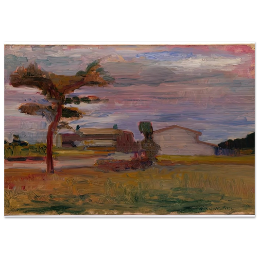 CORSICAN LANDSCAPE 1898 - Henri Matisse Brushed Aluminum Print - 70x100 cm / 28x40 inches | Henri Matisse Aluminum Print | Henri Matisse Prints