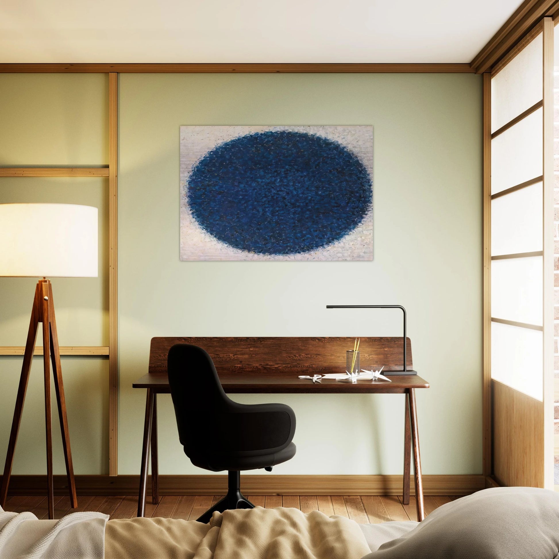 Moon Meditation - Richard Pousette-Dart Brushed Aluminum Print - 70x100 cm / 28x40 inches | Richard Pousette-Dart Aluminum Print | Richard Pousette-Dart Prints