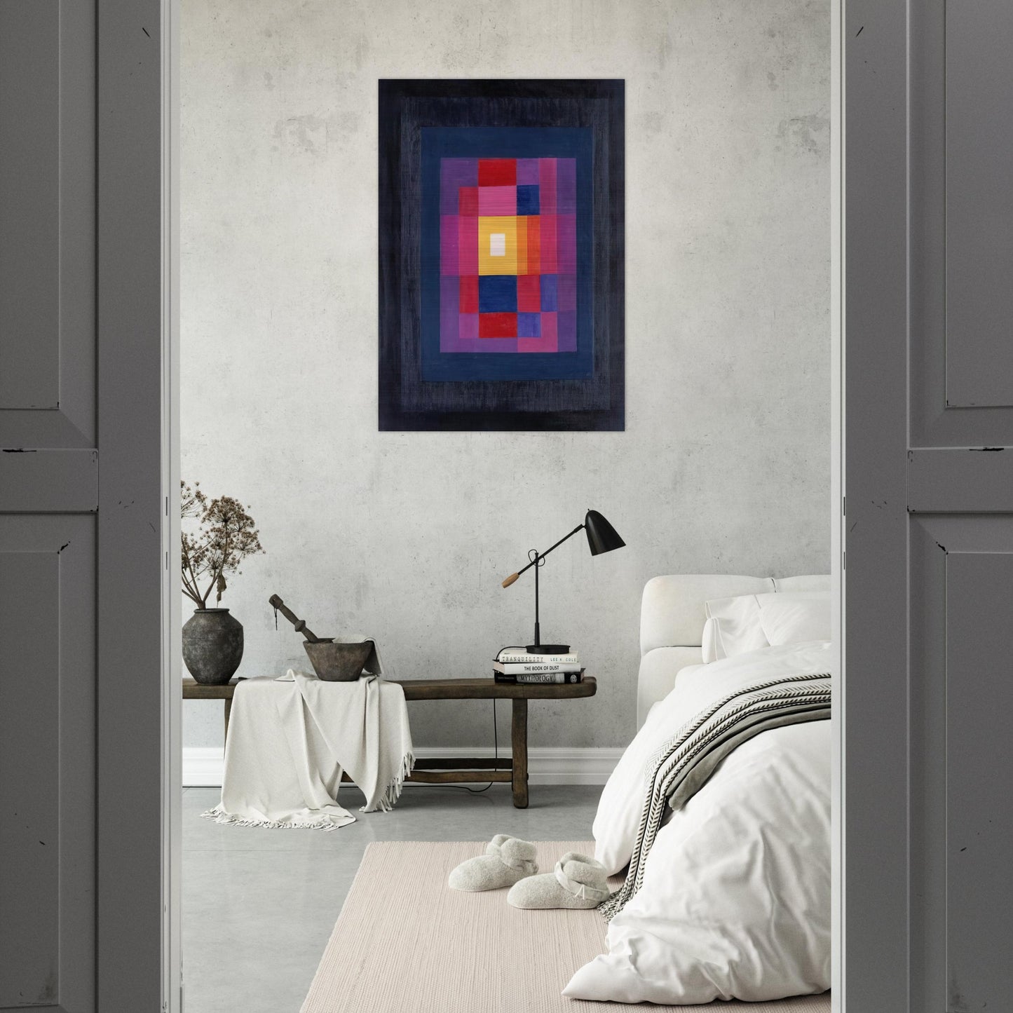 Education - 1966 - Johannes Itten Brushed Aluminum Print - 70x100 cm / 28x40 inches | Johannes Itten Aluminum Print | Johannes Itten Prints