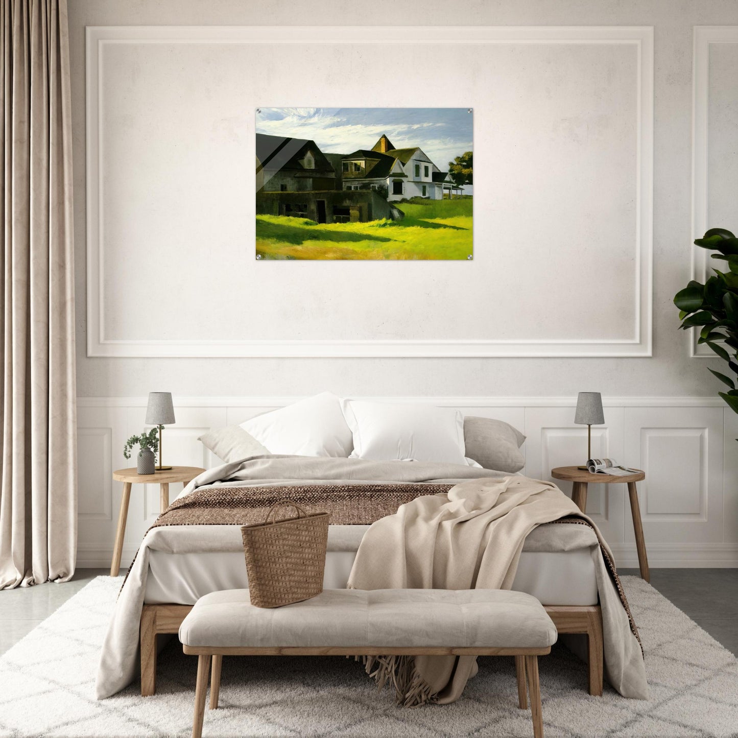 Cape Cod Afternoon - Edward Hopper Acrylic Print - 70x100 cm / 28x40″ inches