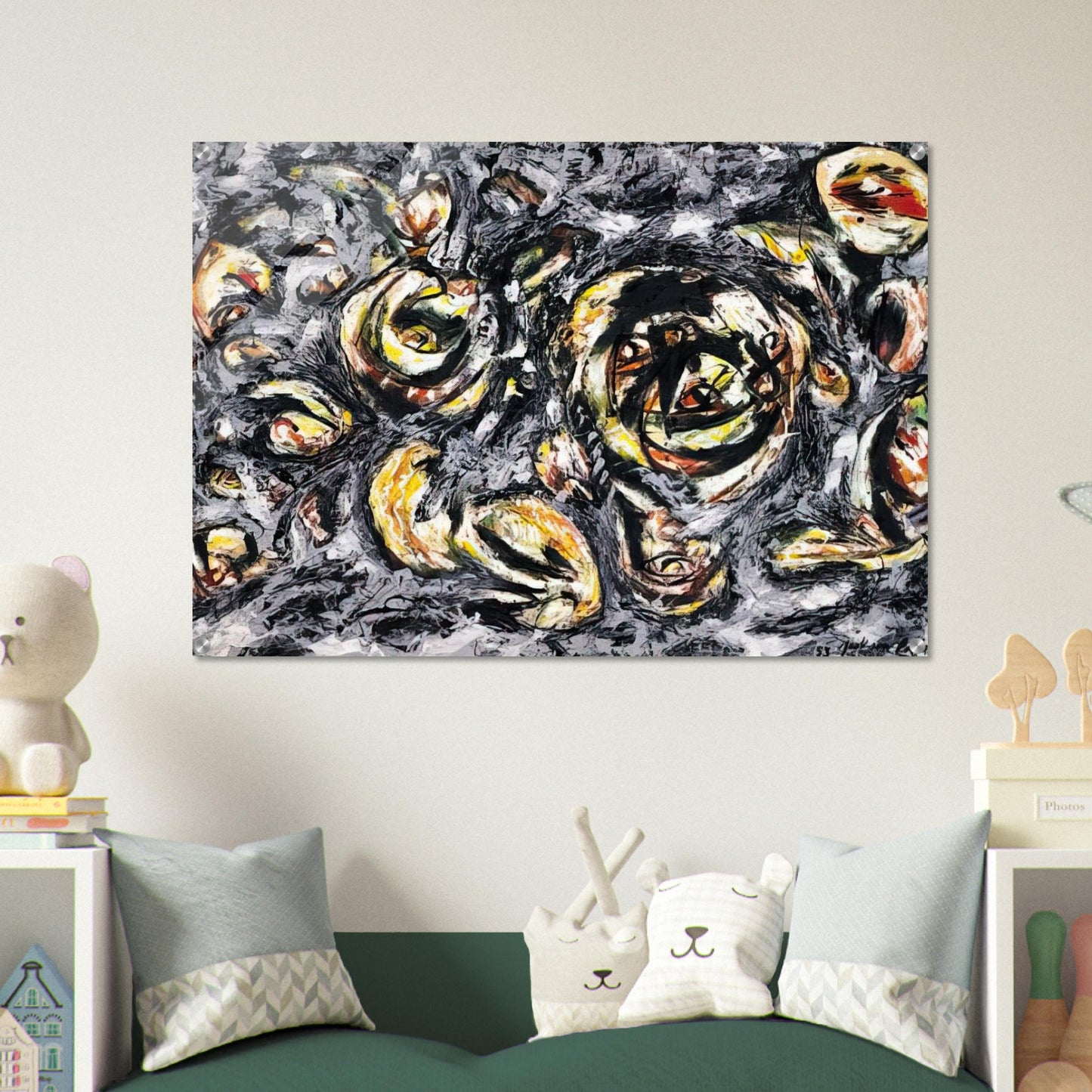 OCEAN GREYNESS 1953 - Jackson Pollock Acrylic Print - 70x100 cm / 28x40″ inches