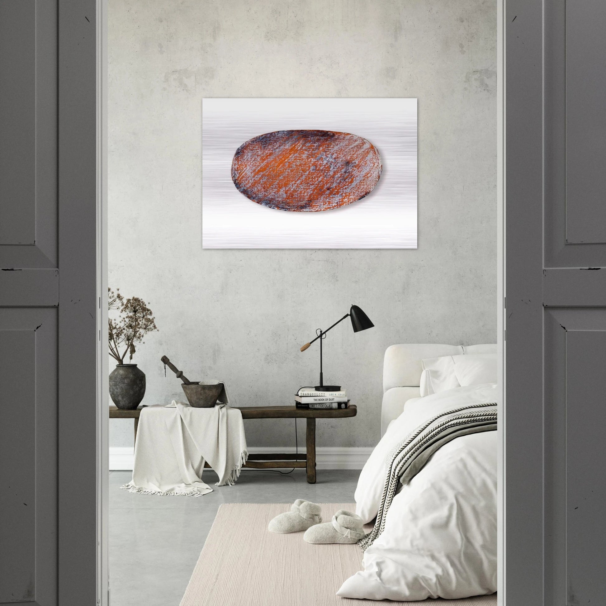 Ohne Titel für Peter Dibke - 1970 - Blinky Palermo Brushed Aluminum Print - 70x100 cm / 28x40 inches | Blinky Palermo Aluminum Print | Blinky Palermo Prints