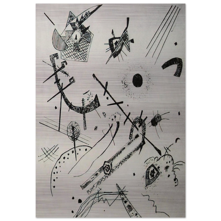 SMALL WORLDS XI 1922 - Wassily Kandinsky Brushed Aluminum Print - 70x100 cm / 28x40 inches | Wassily Kandinsky Aluminum Print | Wassily Kandinsky Prints