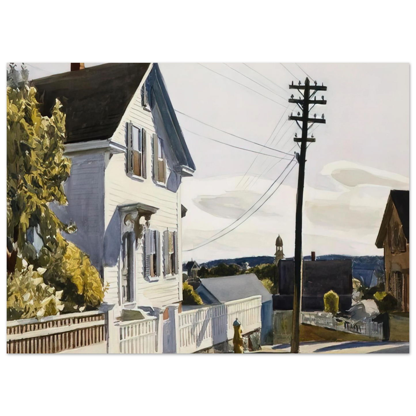 Edward Hopper - Adam s House Fine Art Poster