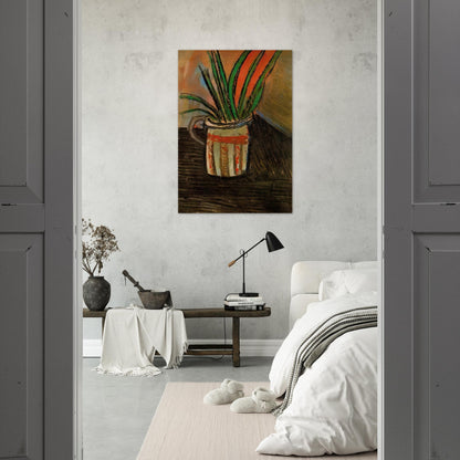 Exotic Flowers - 1907 - Pablo Picasso Brushed Aluminum Print - 70x100 cm / 28x40 inches | Pablo Picasso Aluminum Print | Pablo Picasso Prints