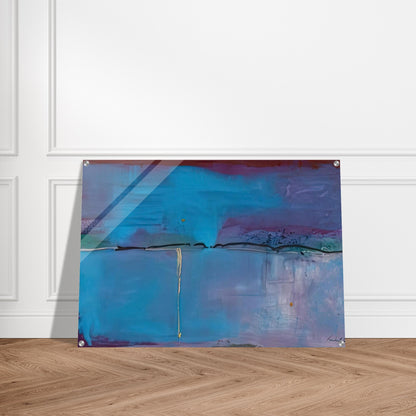 Zone Blue, 1994- - Helen Frankenthaler Acrylic Print - 70x100 cm / 28x40″ inches
