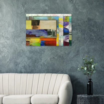Time Before History - Sam Gilliam Brushed Aluminum Print - 70x100 cm / 28x40 inches | Sam Gilliam Aluminum Print | Sam Gilliam Prints