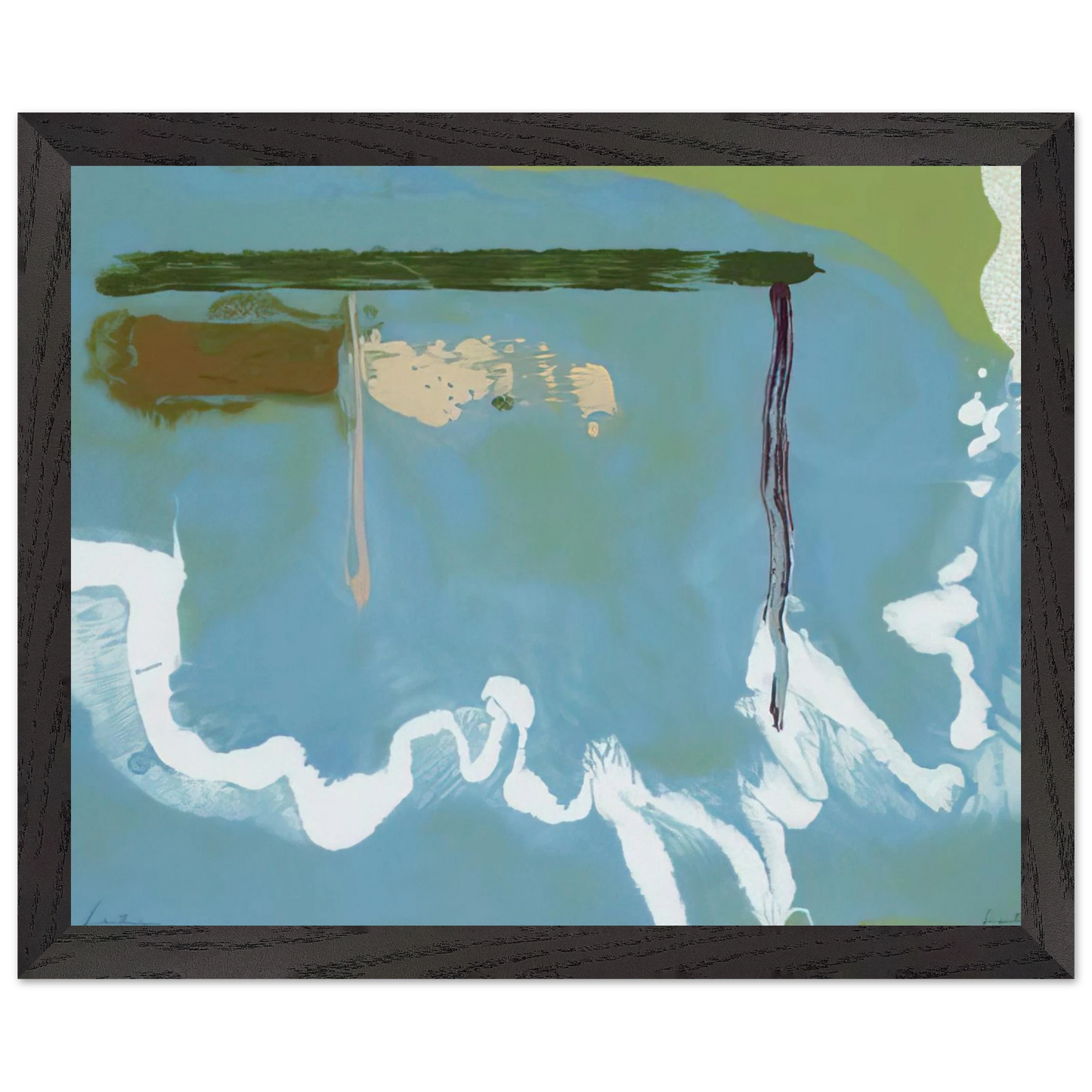 Helen Frankenthaler - Skywriting - 1997 Wall art - 70x100 cm / 28x40 inches - Fine Art Poster-canvas - -