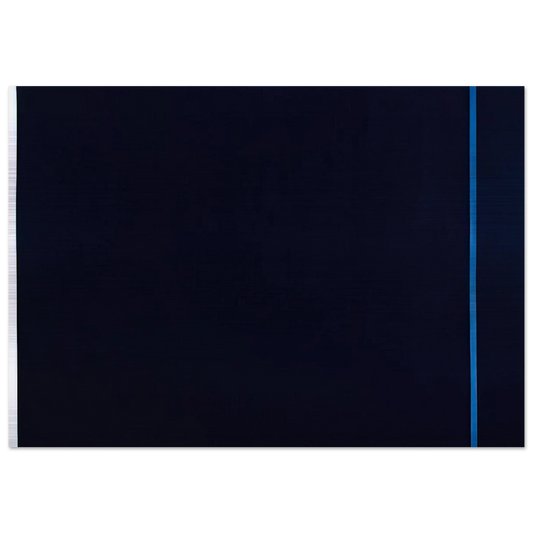 Midnight Blue - Barnett Newman Brushed Aluminum Print - 70x100 cm / 28x40 inches | Barnett Newman Aluminum Print | Barnett Newman Prints
