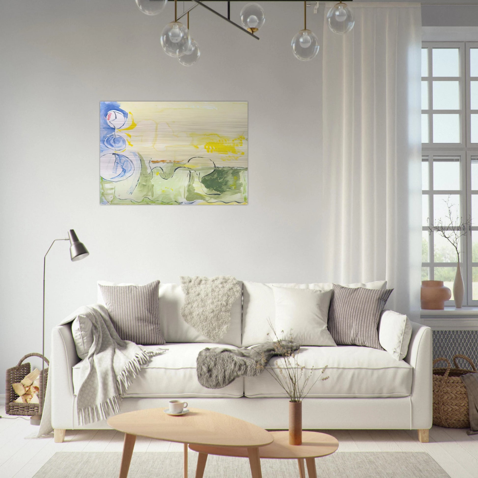 Flotilla - 2006 - Helen Frankenthaler Brushed Aluminum Print - 70x100 cm / 28x40 inches | Helen Frankenthaler Aluminum Print | Helen Frankenthaler Prints